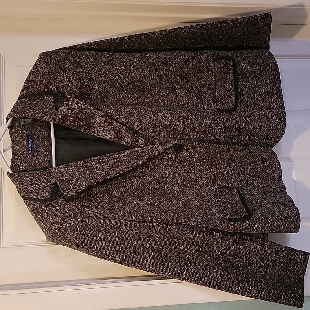 Karen Scott Blazer with Lace collar detail